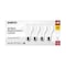 Satco 8W A19 LED Lamp, Soft White, 2700K, Medium Base, 120V, 4-Pack, 4PK S12466 - alternate 4